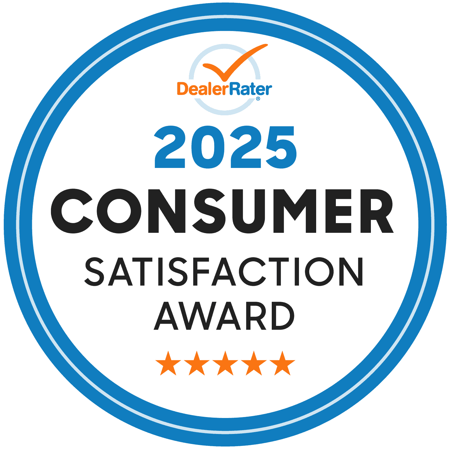 DealerRater Consumer Satisfaction Award